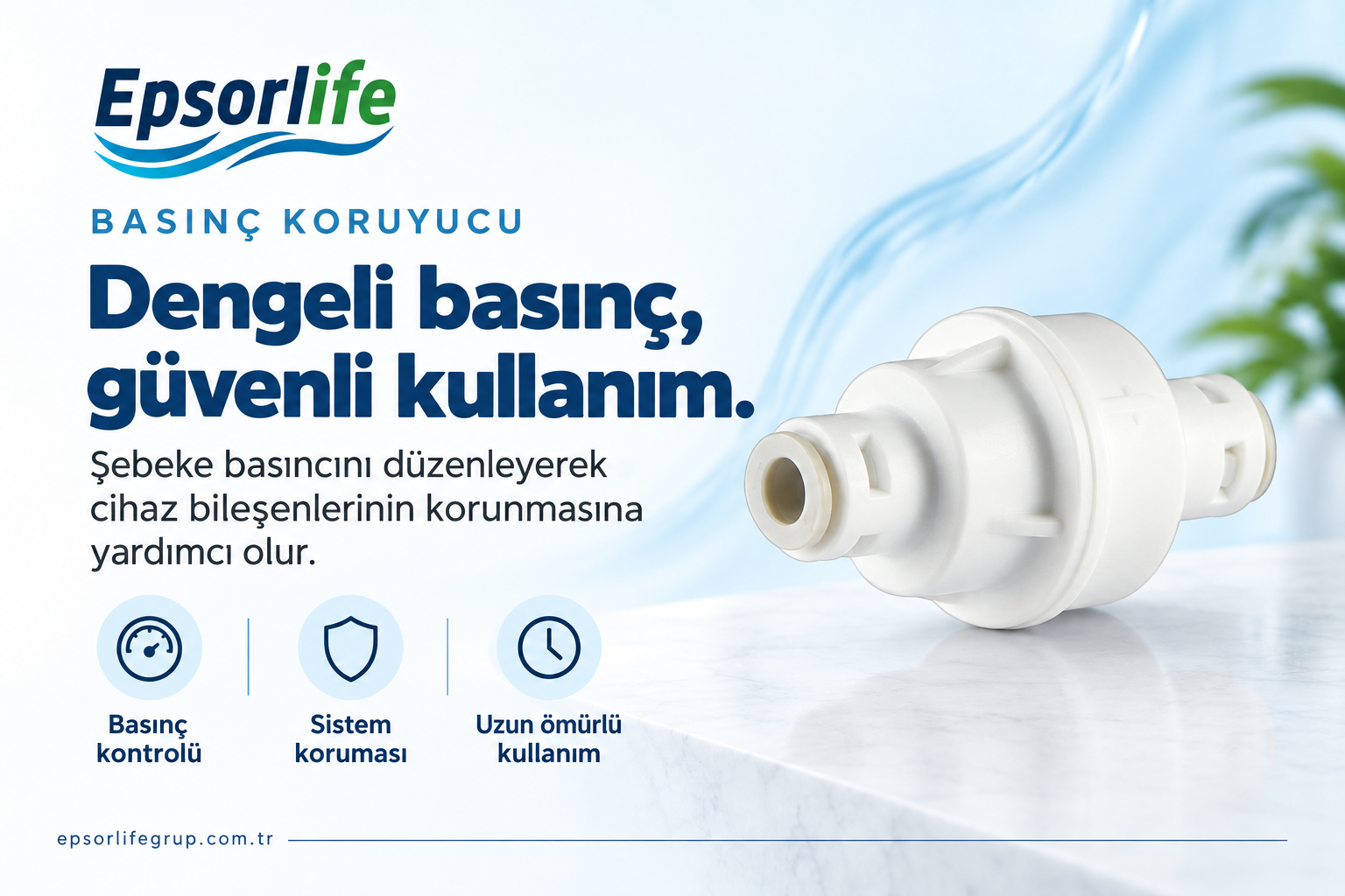 Basınç Koruyucu (Düşürücü) — ürün açıklaması