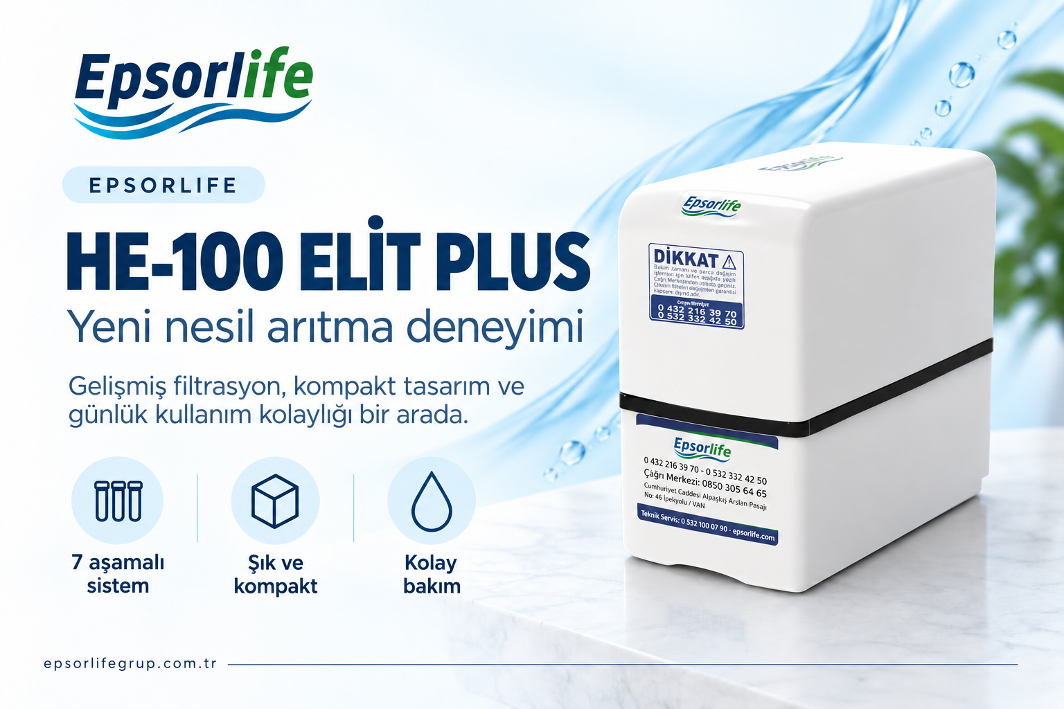 HE-100 Elit Plus — ürün açıklaması