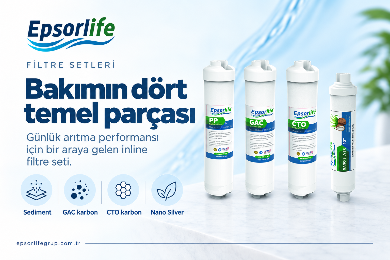Su Arıtma Cihazları 1. Yıl Bakım Seti — ürün açıklaması