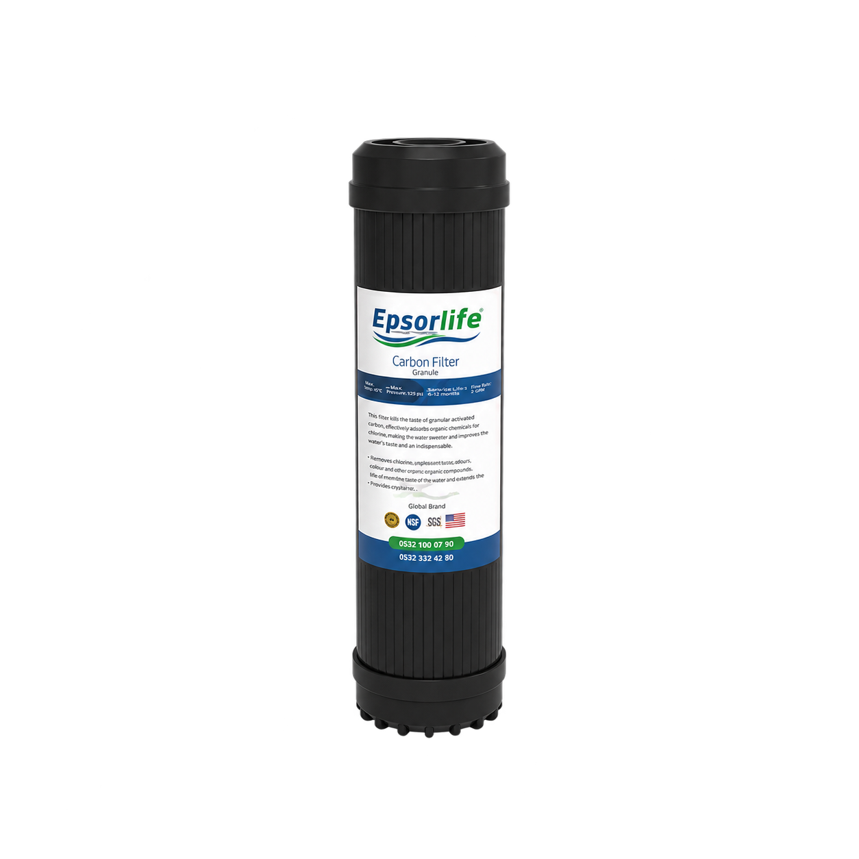 EpsorLife Karbon Granül Filtre (Açık Kasa Cihazlar İçin)