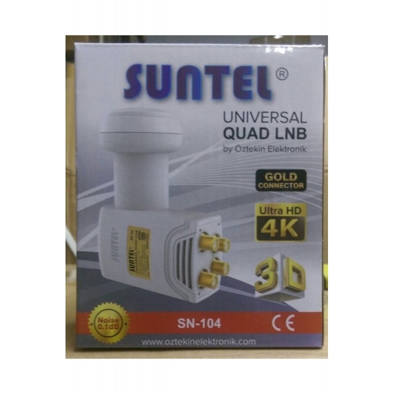 Suntel Dörtlü Lnb 4 Çıkışlı 4K ve 3D Özellikli